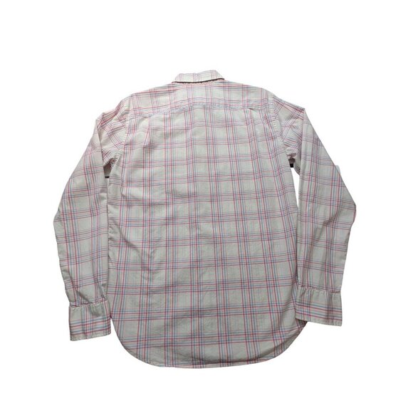 Bonobos Plaid Button-Down Shirt Mens Medium 100% Cotton Preppy Slim Business - Picture 2 of 9